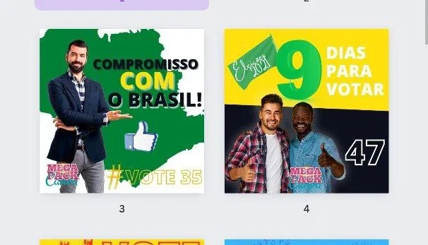 Pack Canva Política 20 Templates