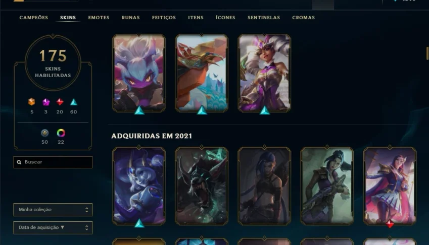 Continha de lolzinho