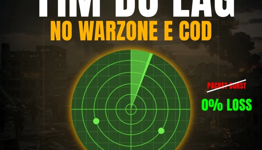 Otimizador de Conexão Call of Duty e Warzone - Fim do Lag
