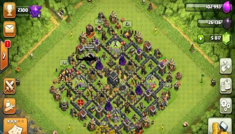 Clach of Clans CV9 Semi-Full