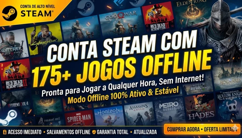 Steam Offline 175+ jogos
