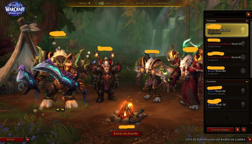 Conta Wow Veterana (2014) – Mage Tower + Expansão Midnight