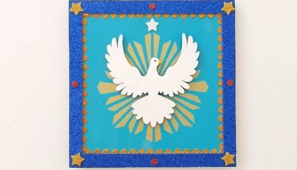 Quadro Divino Azul