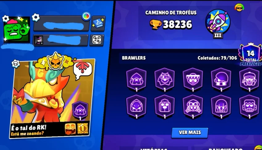 Conta Og 2018 • 38K Troféus • Shelly Estelar ⭐
