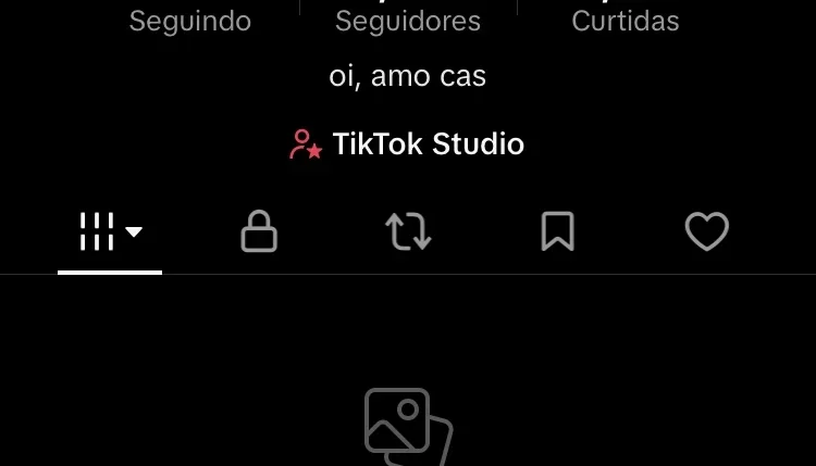 Conta do tiktok 12,4k de seguidores