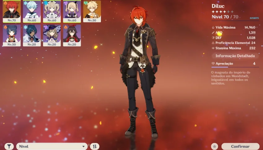 AR36 + Diluc + Arco 5*