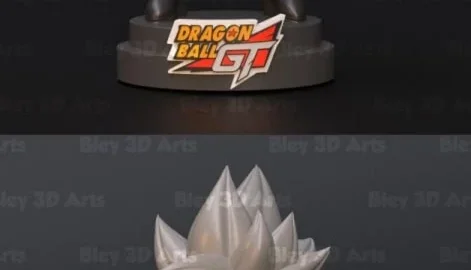 Gogeta SS 4 Chibi - 3D Print Model STL
