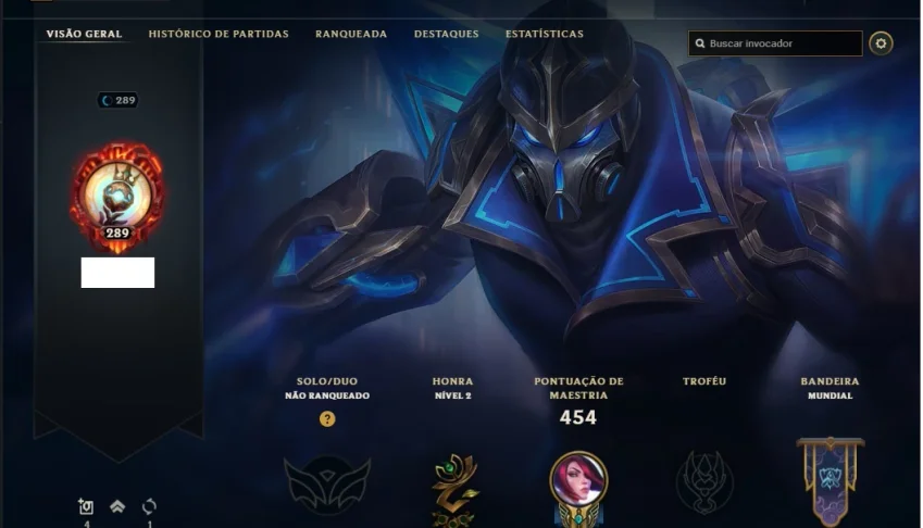 OTIMA CONTA LEAGUE OF LEGENDS