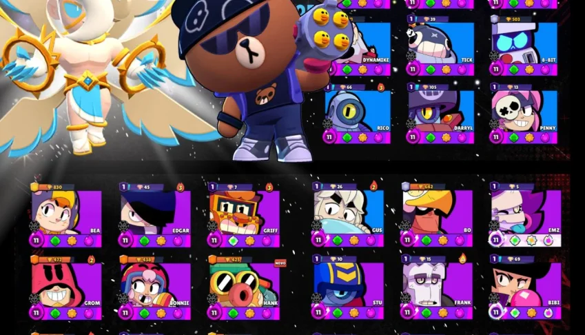 Conta de Brawl Stars com 440 Skins (360)