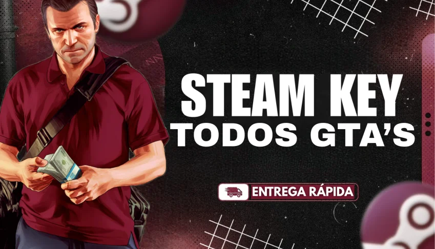 GTA V, IV, San Andreas, Vice City e + | PC | Stem Key Global