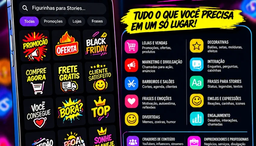 Story Pack 2K +2.000 Figurinhas para Stories | rede sociais