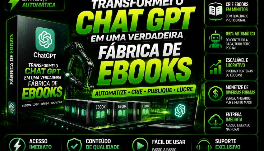 Transformei O Chatgpt Em Uma Verdadeira Fábrica De Ebooks