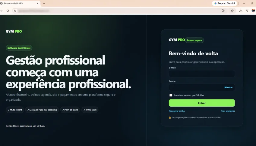 🚀 GYM PRO — Ganhe dinheiro com academias da sua cidade!