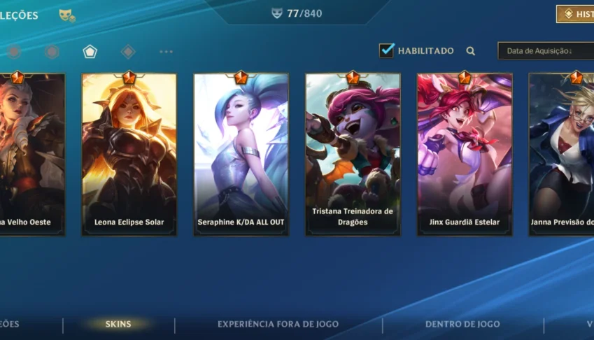 Vendo conta do League Of Legends: Wild Rift