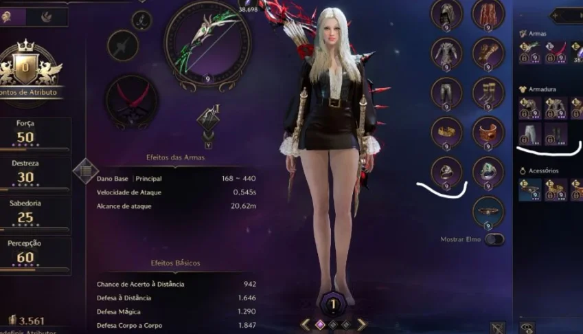 Conta Throne And Liberty Bow/Dagger 3600 GS + 2 ALT LVL 50