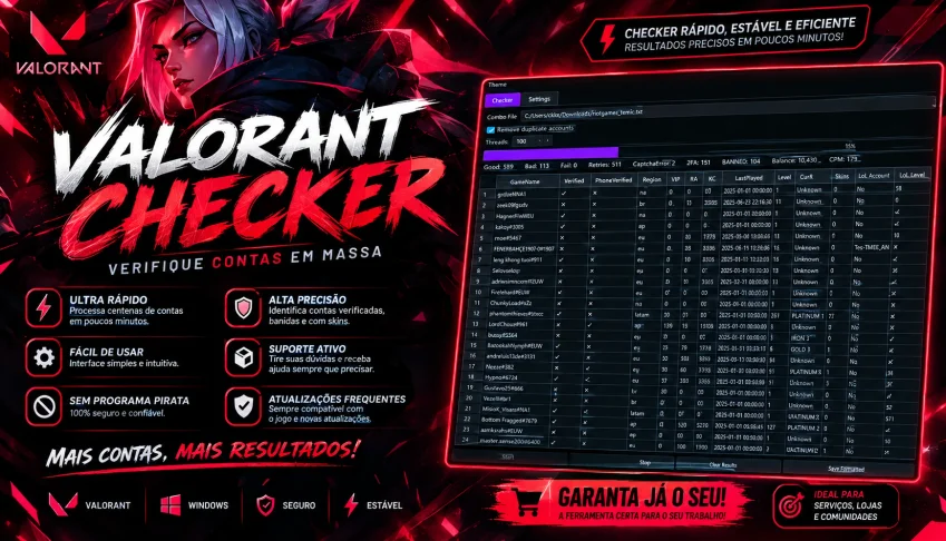 Metodo De Captura De Contas Inativas De Valorant [UPDATED]