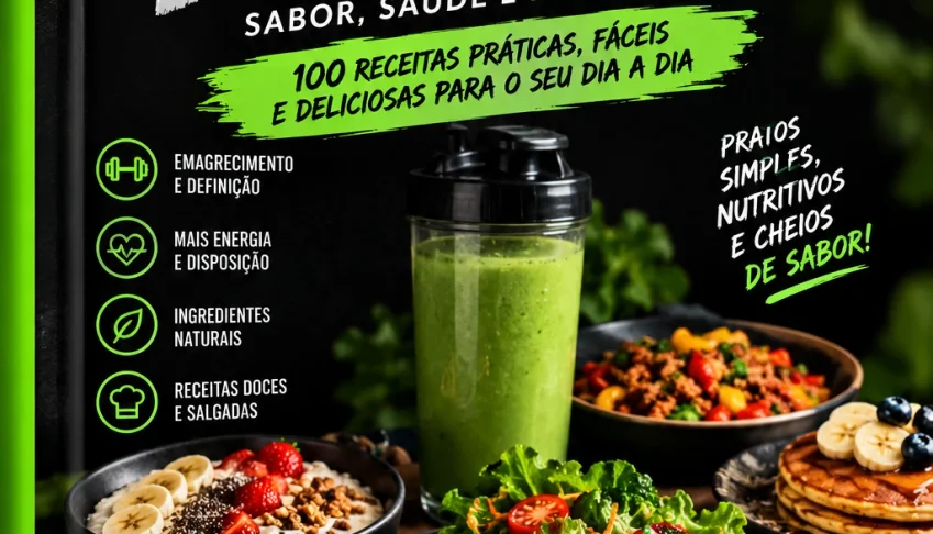 🥗 E-Book 100 Receitas Fitness  💚