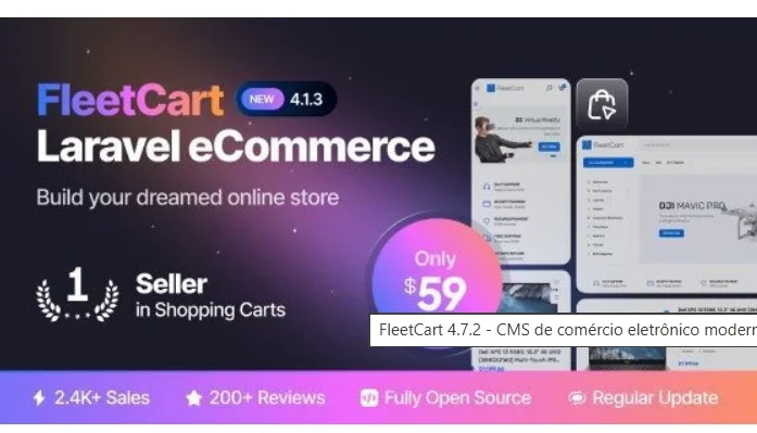FleetCart 4.7.2 – CMS de Comércio Eletrônico Moderno