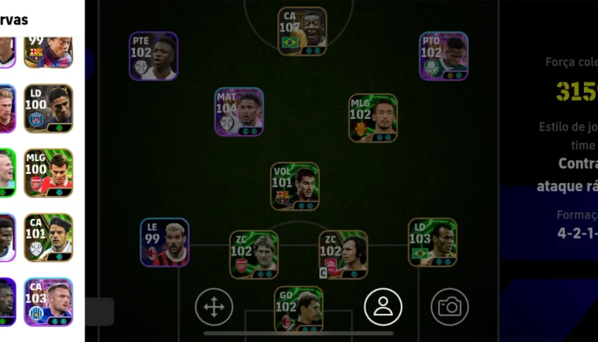 Conta Efootball Mobile, com PELE e demais