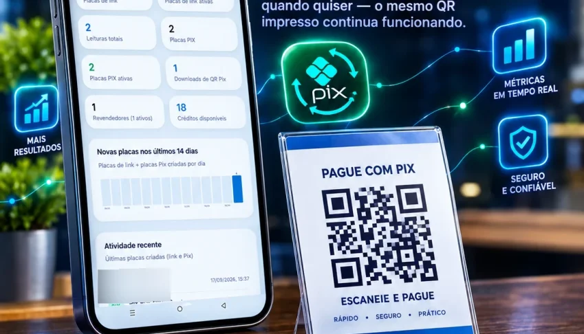 Painel QR code dinâmico
