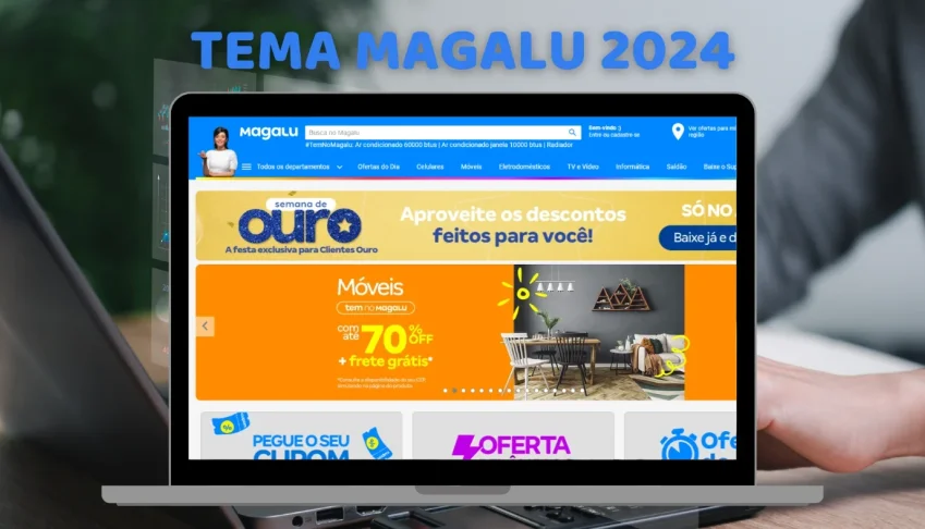 Tema Shopify Magalu + 300 PRODUTOS + Entrega Automatica