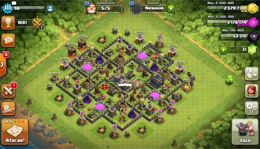 CV 9 Clahs Of Clans