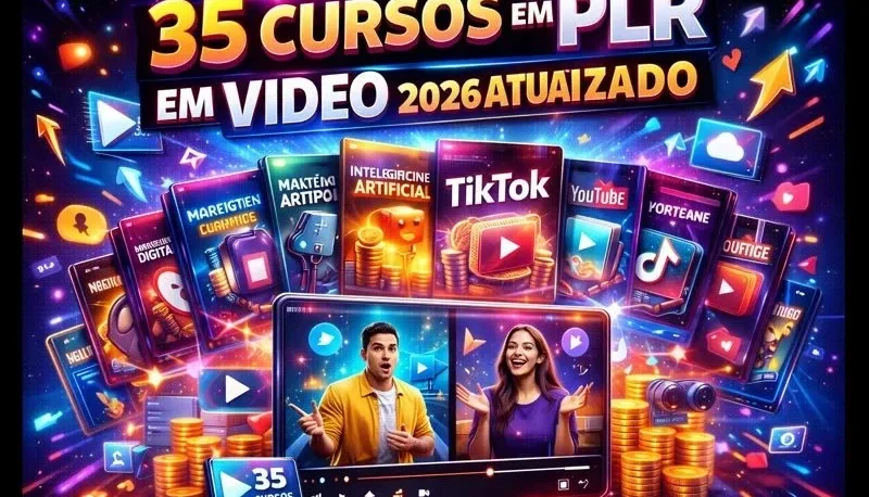 A Central de Cursos PLR em Português Mais Completa