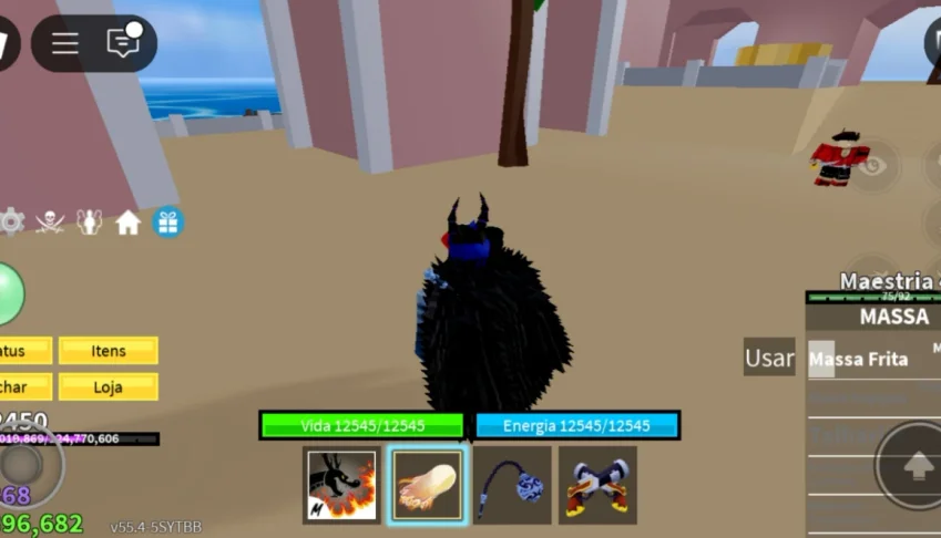 Conta de Blox Fruits & Pet simulador 99 Muito Upadas