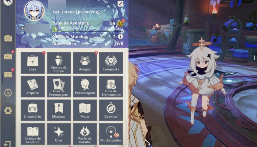 Conta Lvl 58