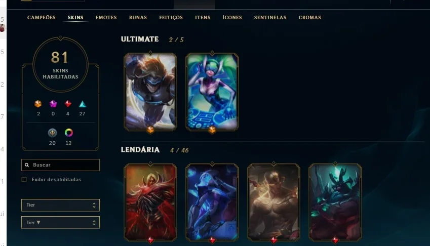 Conta Gold e Platina