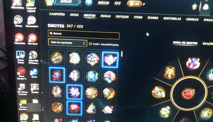 conta legue of legends nv 891