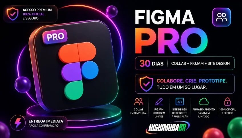🔥 Figma Pro 30 Dias | Figjam Incluso | Entrega Rápida💥