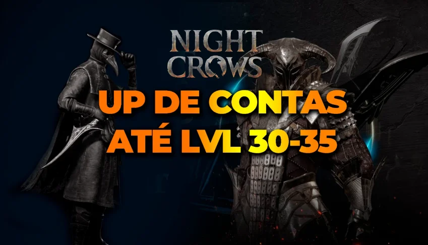 UP de CONTA LvL 30-35 (Sob Demanda) - Night Crows