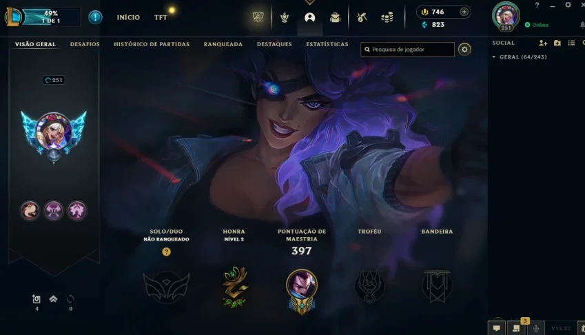 Conta League of Legends
