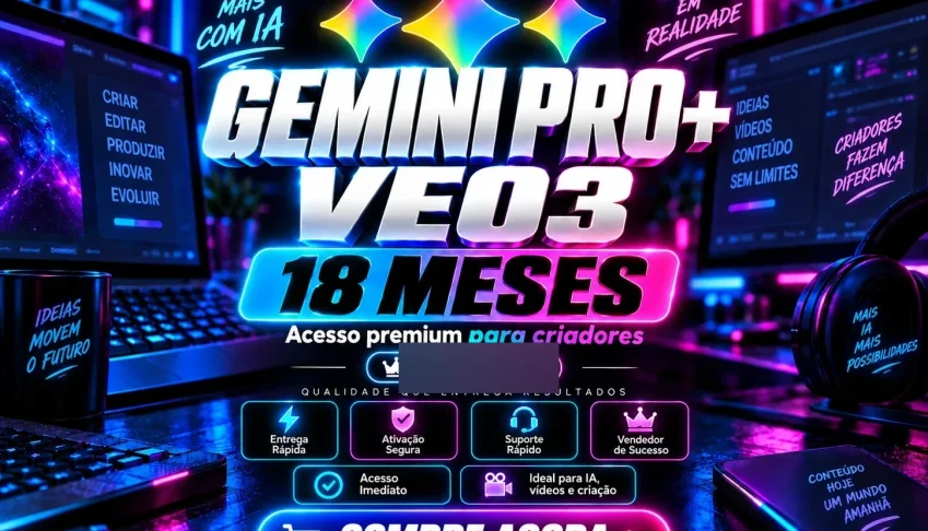 Gemini Pro 18 Meses - Privado NO SEU EMAIL Garantia 30 dias