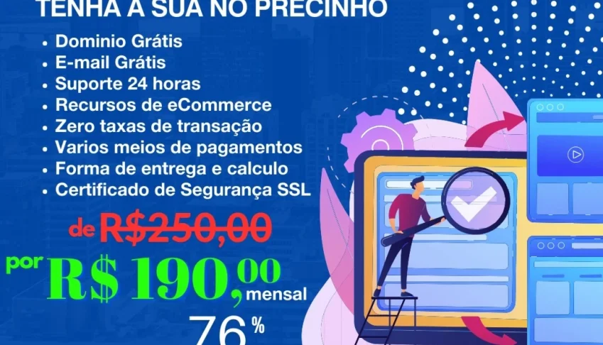 Hospede sua loja conosco