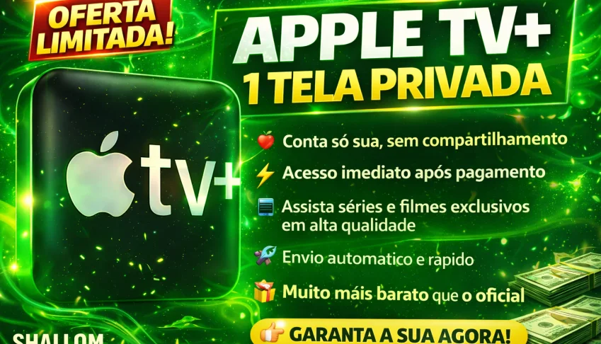 Conta Apple Tv+ 1 Tela Privada 30 Dias Acesso Rápido