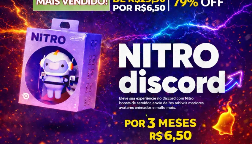 🚀 Discord Nitro por Apenas R$6,50