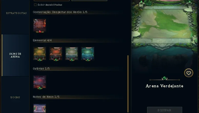 Conta LOL + TFT. 318 skins e muitos itens cosmeticos tft