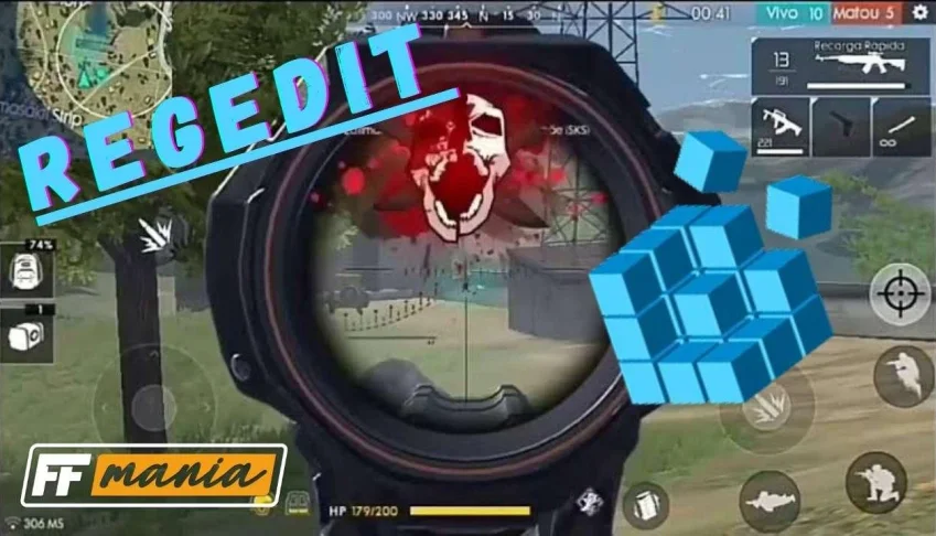 ⭐MACRO REGGEDIT PARA QUALQUER JOGO FPS ⭐