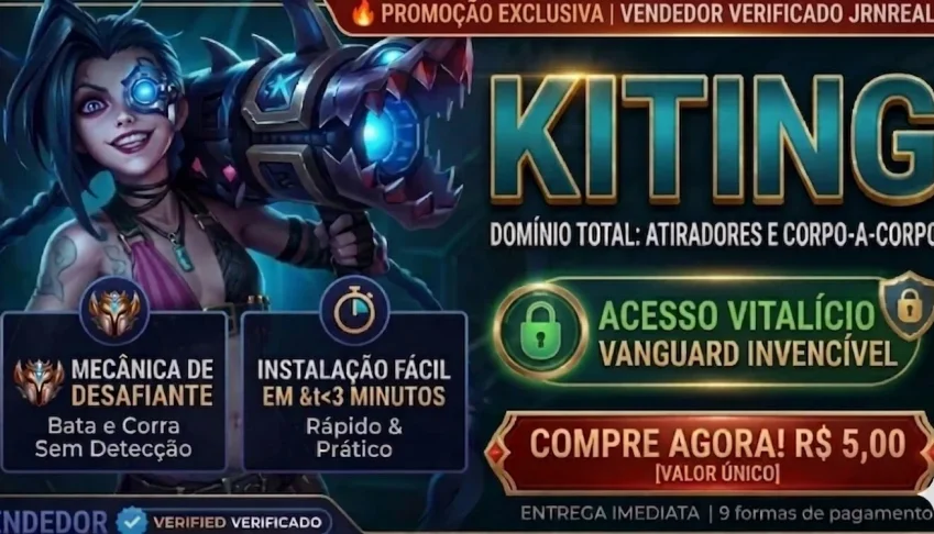 Auto Kiting LoL | Vitalício sem ban