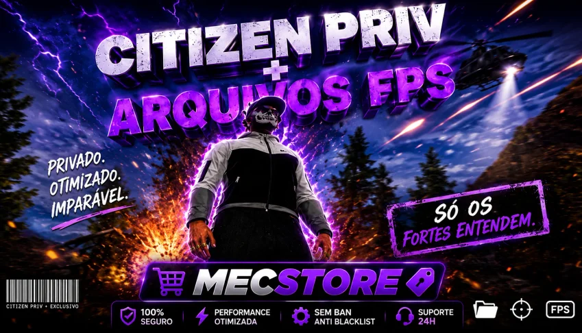 citizen priv fivem + céu + arquivos fps