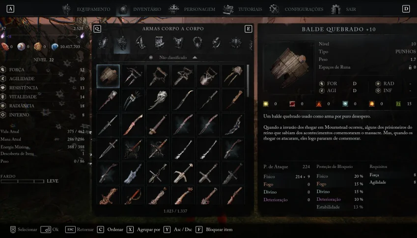 Lords of the fallen - Todas Armas Dropáveis