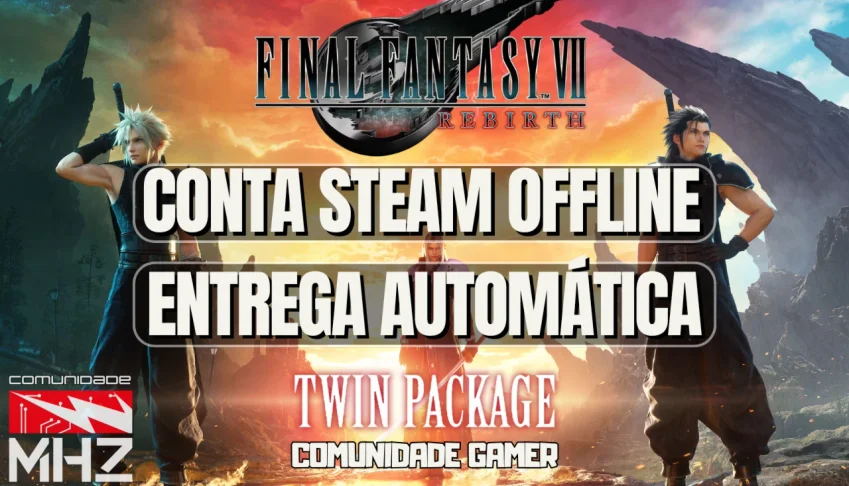 Final Fantasy VII 7 Remake + Rebirth - Conta Steam Offline