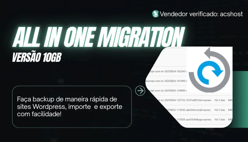 🚀 All in One Migration – Versão 10GB