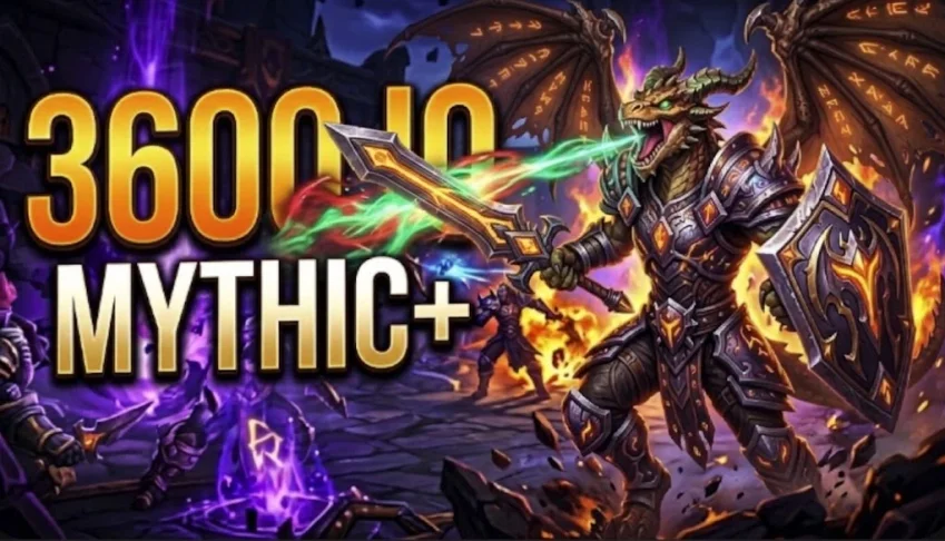 3600 io - montaria exclusiva de Mythic+