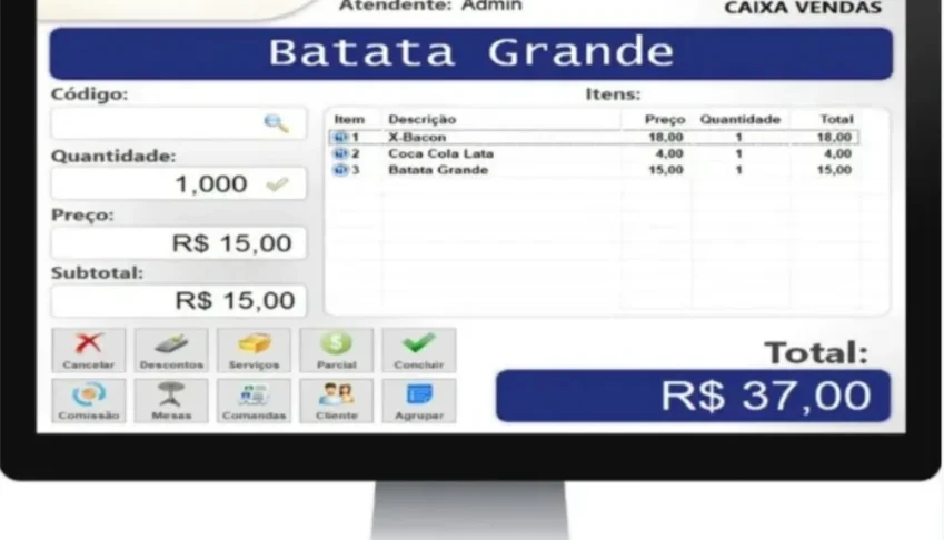 Sistema  PDV + Módulo de Ativação