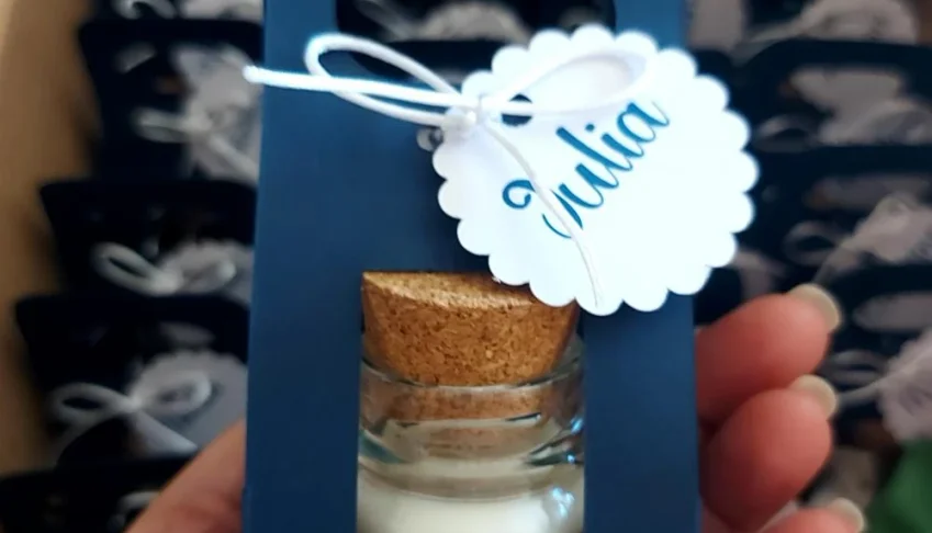Mini Vela Aromática Personalizada Debutantes