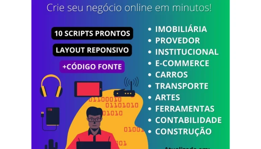 Site Expresso – 10 Scripts de Sites Prontos com Painel ADM
