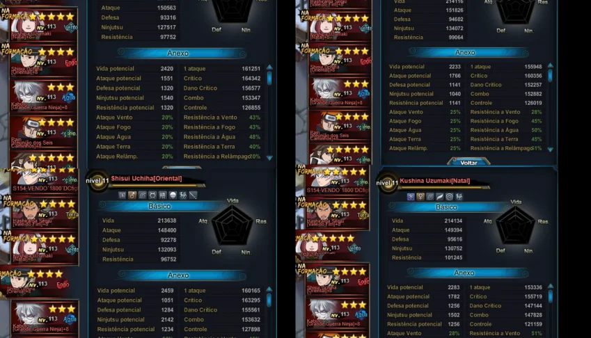 Conta Naruto Online - 11.9Kk Fc